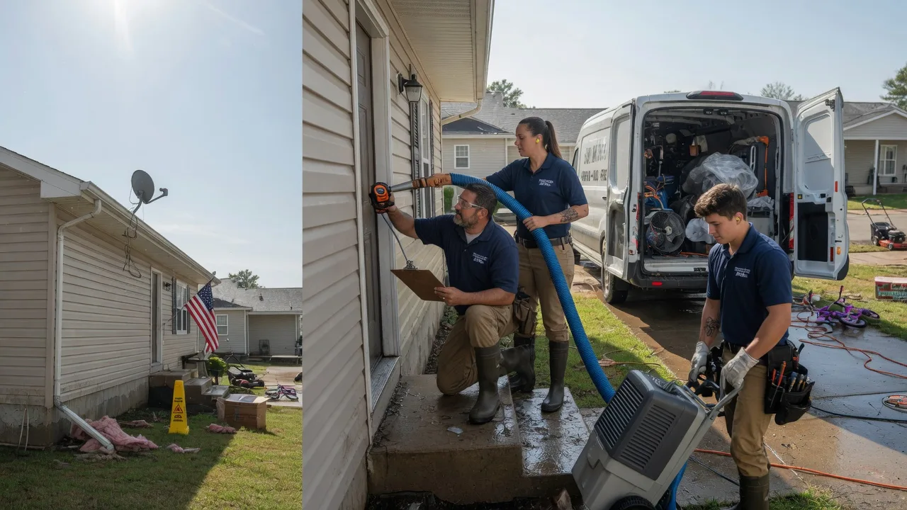 Ceiling Water Damage Restoration in Kalida, OH near me